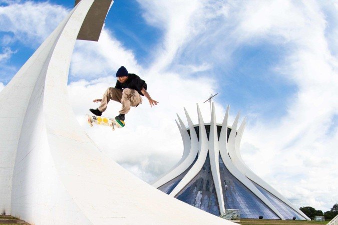 O brasiliense Felipe Gustavo é o anfitrião da celebração do skate na capital federal - (crédito: Felipe Gustavo/Divulgação ) O brasiliense Felipe Gustavo é o anfitrião da celebração do skate na capital federal - (crédito: Felipe Gustavo/Divulgação )