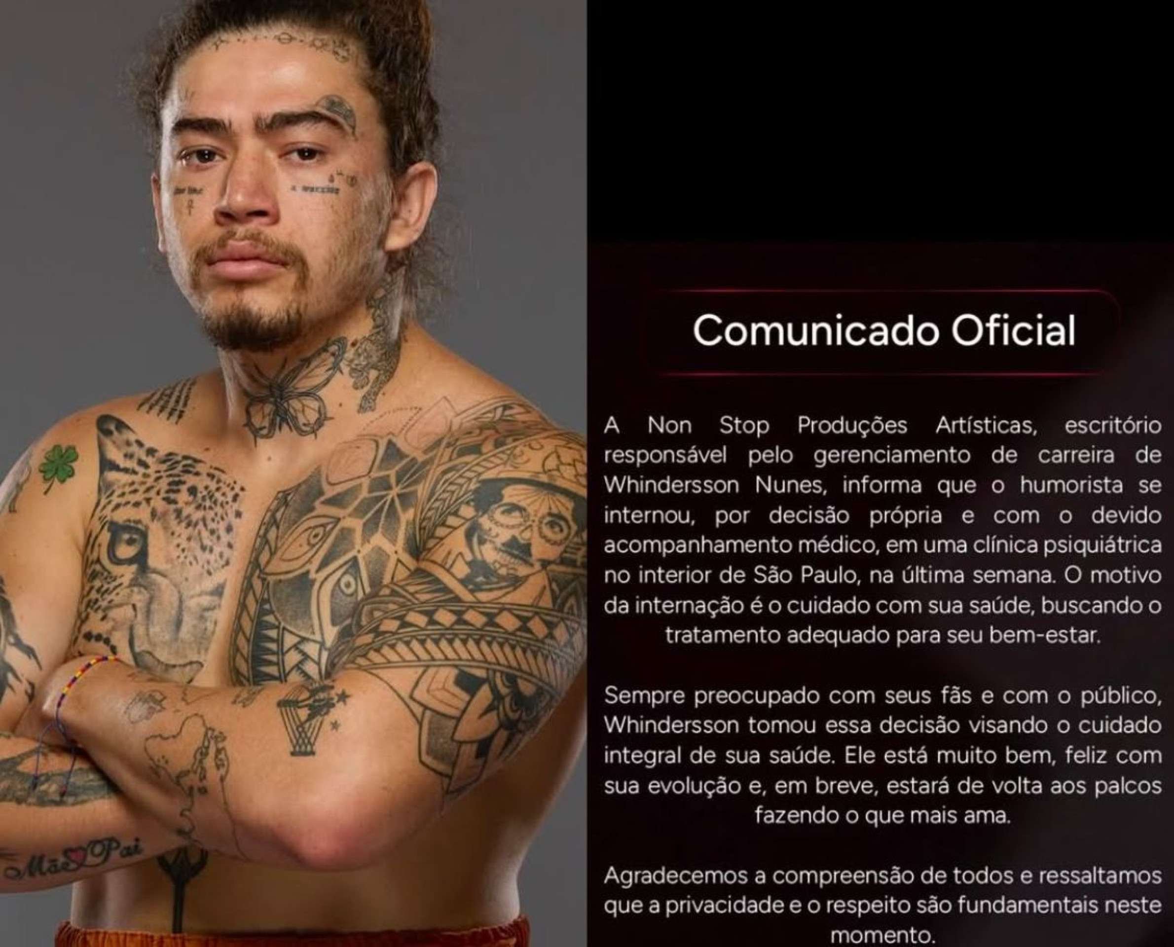 Comunicado de Whindersson Nunes pegou todos de surpresa