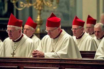Os cardeais entram em conclave entre no mínimo 15 e no máximo 20 dias após a morte ou renúncia do Papa.
 -  (crédito:  Reprodução do Youtube)