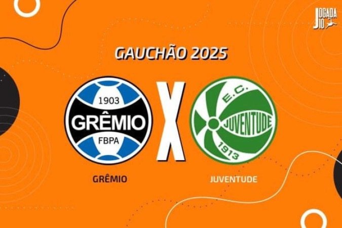 Grêmio e Juventude iniciam a luta por uma vaga a final do Gauchão - (crédito: Foto: Arte Jogada10) Grêmio e Juventude iniciam a luta por uma vaga a final do Gauchão - (crédito: Foto: Arte Jogada10)