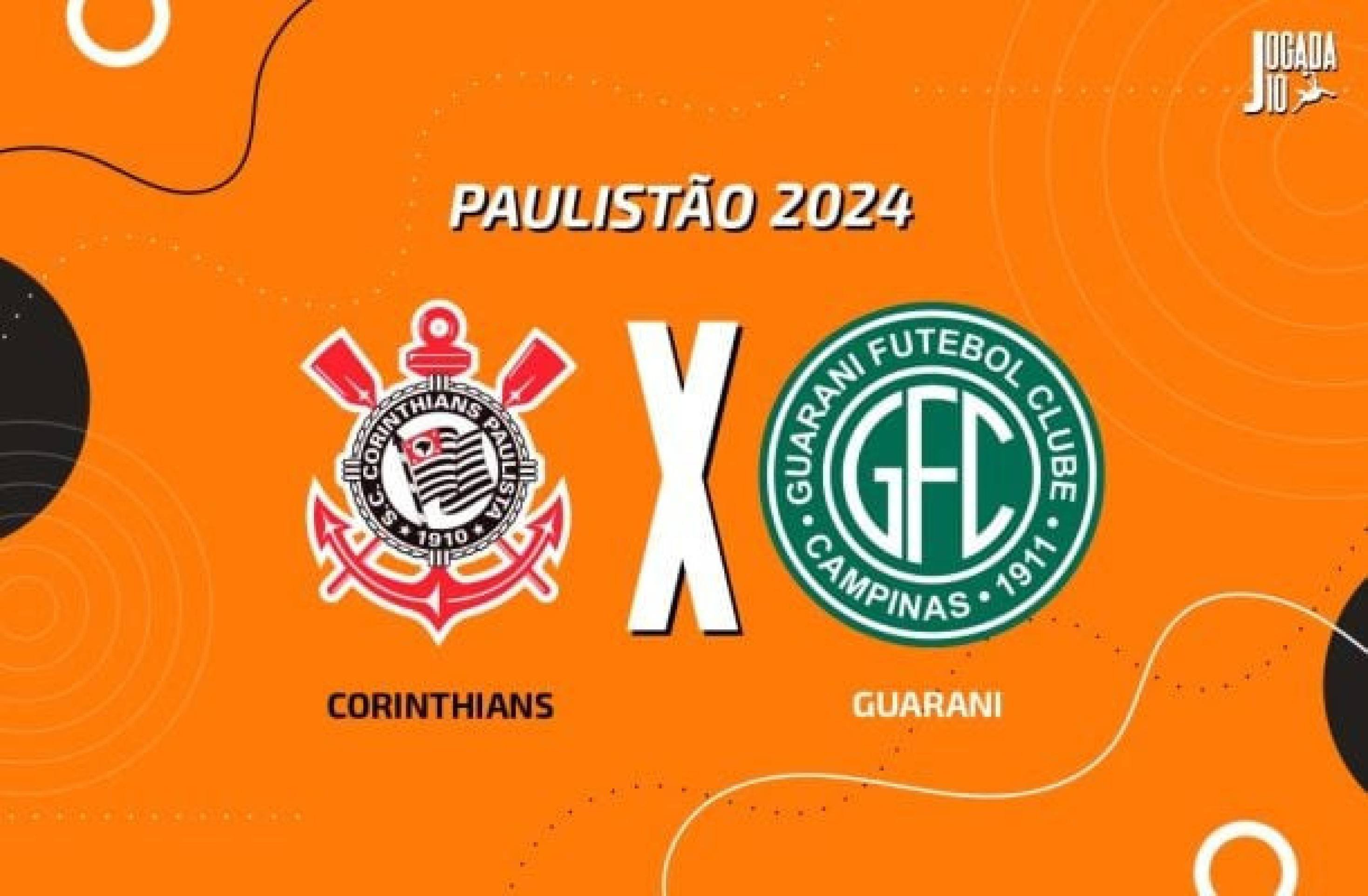 Corinthians x Guarani: onde assistir, escalações e arbitragem