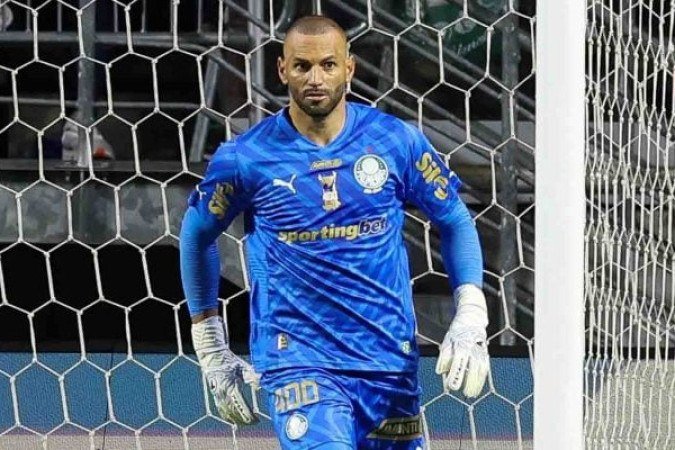 WEVERTON - Fez três defesas tranquilas, sem precisar sem brilhante. Sem culpa nos dois gols do Mirassol. - NOTA 5,5 - Foto: Cesar Greco/Palmeiras