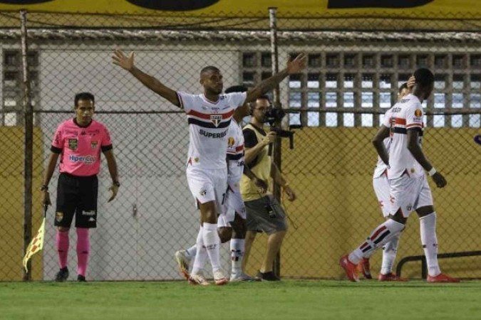André Silva brilhou neste domingo pelo São Paulo (23) - (crédito: Foto: Rubens Chiri / São Paulo FC) André Silva brilhou neste domingo pelo São Paulo (23) - (crédito: Foto: Rubens Chiri / São Paulo FC)