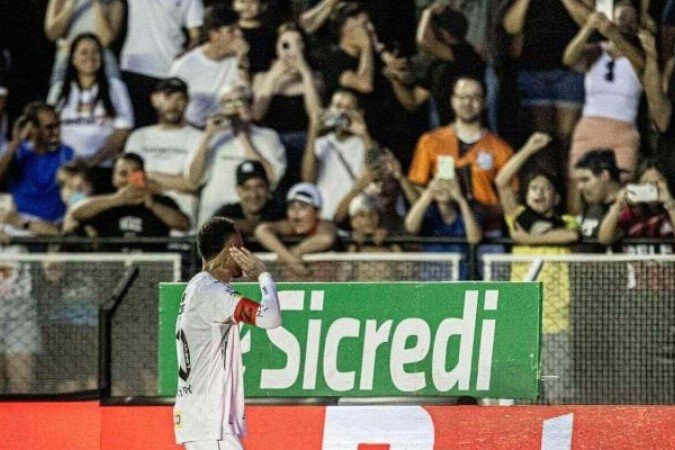 Neymar fez um golaço olímpico contra a Inter de Limeira - (crédito: Foto: Raul Baretta / Santos) Neymar fez um golaço olímpico contra a Inter de Limeira - (crédito: Foto: Raul Baretta / Santos)