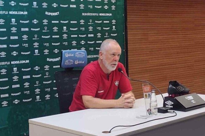 Mano Menezes reconhece atuação abaixo do Fluminense em classificação - (crédito: Foto: Lucas Merçon/FFC) Mano Menezes reconhece atuação abaixo do Fluminense em classificação - (crédito: Foto: Lucas Merçon/FFC)