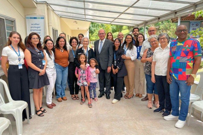 Nas redes sociais, instituto apontou que a visita reforçou a importância do compromisso com a dignidade e a inclusão, além de fortalecer o diálogo sobre políticas públicas voltadas a essas populações -  (crédito: Reprodução/IMDH)