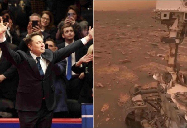 JUSTIN SULLIVAN / Getty Images via AFP e Reprodução/X/@elonmusk