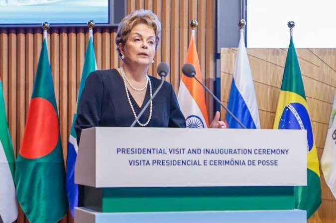 Dilma tem 77 anos e preside desde 2023 o banco dos Brics - (crédito: Ricardo Stukert) Dilma tem 77 anos e preside desde 2023 o banco dos Brics - (crédito: Ricardo Stukert)