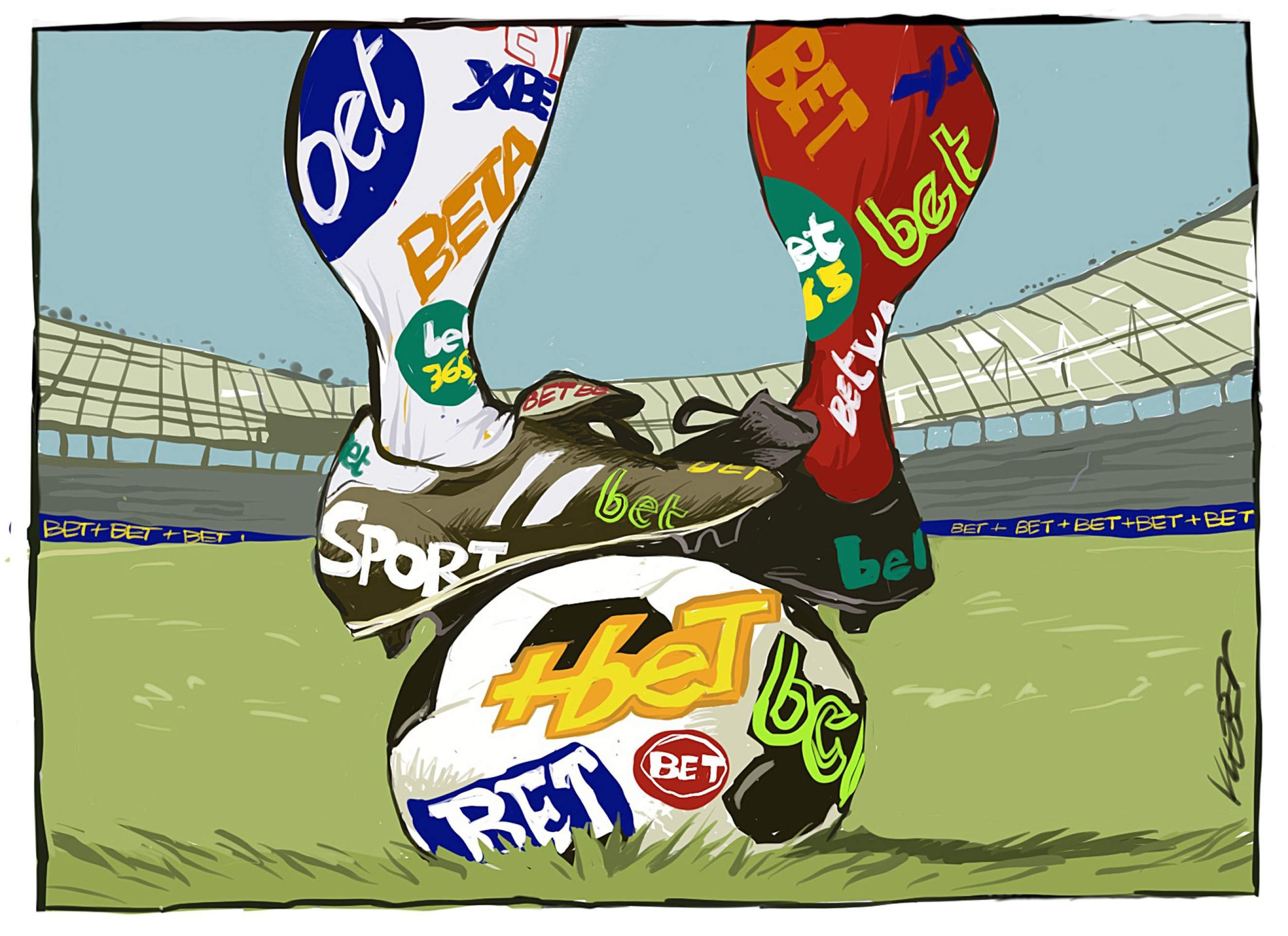 Casas de apostas alimentam a ostentação na Liga dos Campeões da Europa