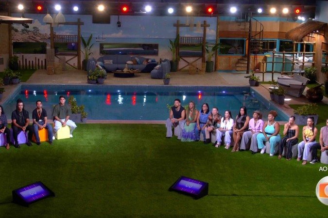 A confusão que aconteceu entre Aline e Diogo por causa da lentilha foi intensificada e o brother recebeu conselhos para se afastar da baiana - (crédito: Reprodução/TV Globo) A confusão que aconteceu entre Aline e Diogo por causa da lentilha foi intensificada e o brother recebeu conselhos para se afastar da baiana - (crédito: Reprodução/TV Globo)