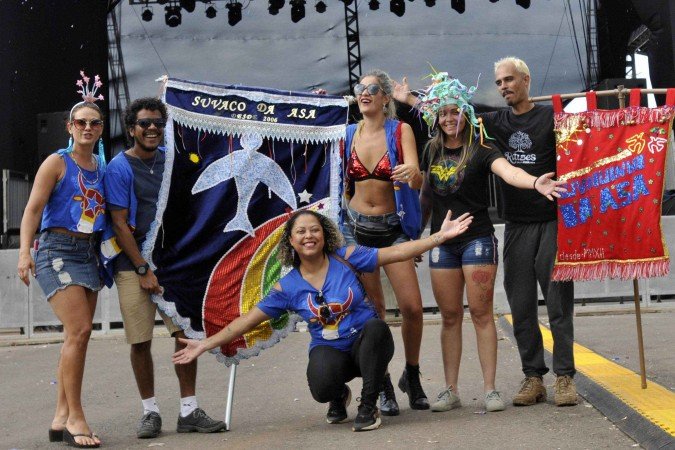  25/02/2025. Crédito: Minervino Júnior/CB/D.A Press. Brasil.  Brasilia - DF. Revista. Bloco de carnaval Suvaco da Asa