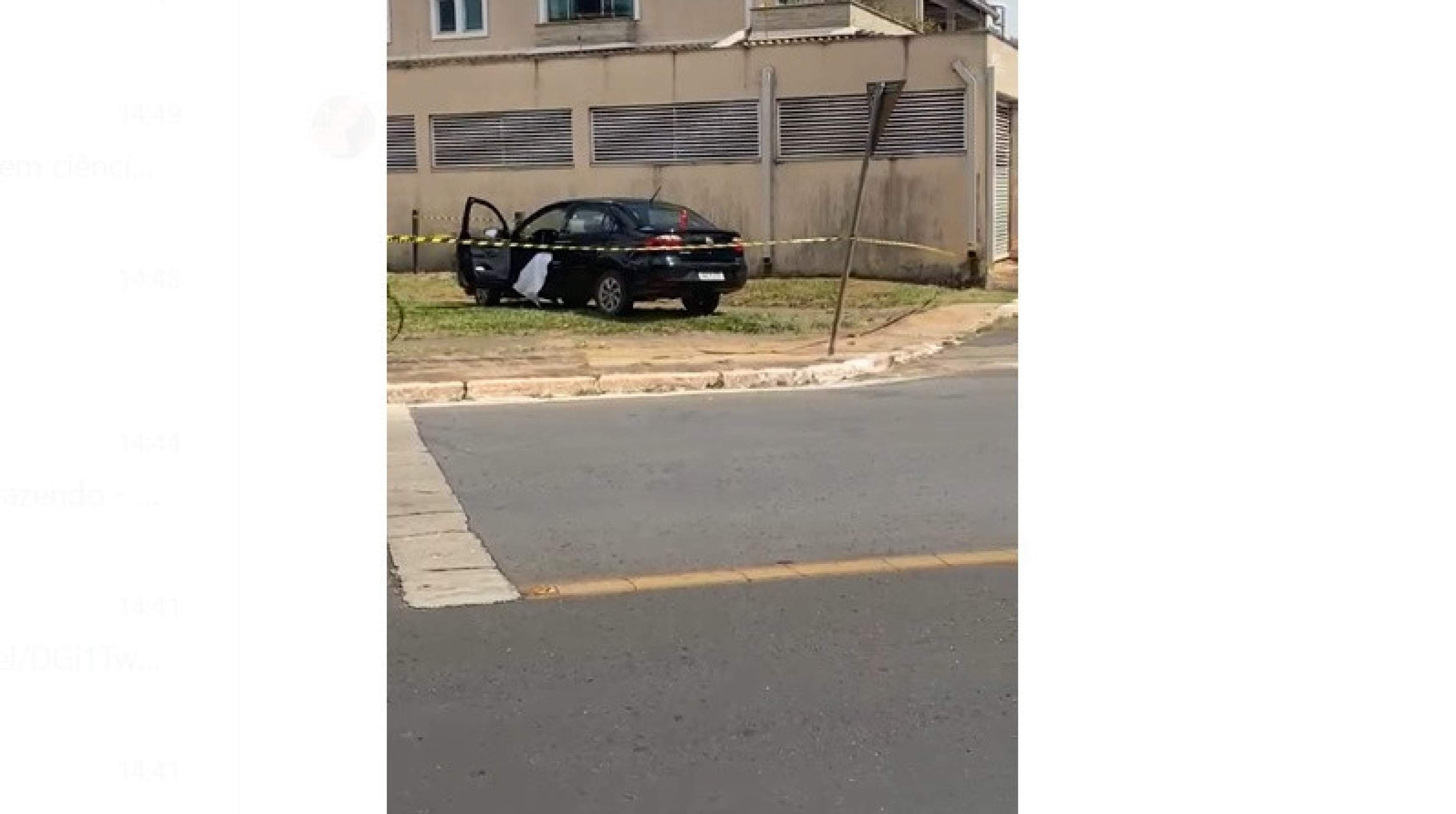 Veiculo de mulher que morreu em assalto no Cruzeiro