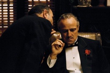 Marlon Brando em O poderoso Chefão (1972)