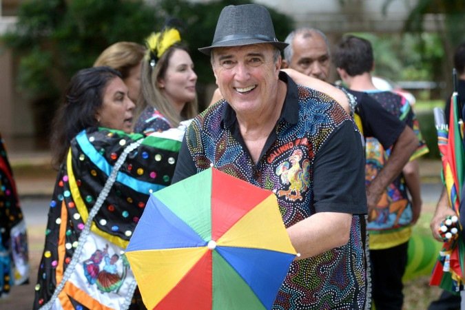  26/02/2025 Ed Alves CB/DA Press. Revista. Bloco do Galinho. Na foto, Romildo, um dos fundadores. 