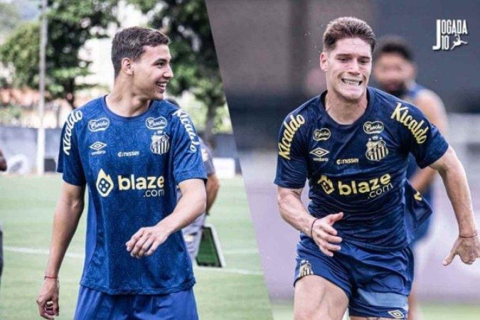 Jogadores já trabalham com o grupo e são opções para Pedro Caixinha - (crédito: Fotos: Raul Baretta/Santos FC) Jogadores já trabalham com o grupo e são opções para Pedro Caixinha - (crédito: Fotos: Raul Baretta/Santos FC)