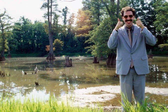 Sacha Baron Cohen em Borat - O Segundo Melhor Repórter do Glorioso País Cazaquistão Viaja à América
