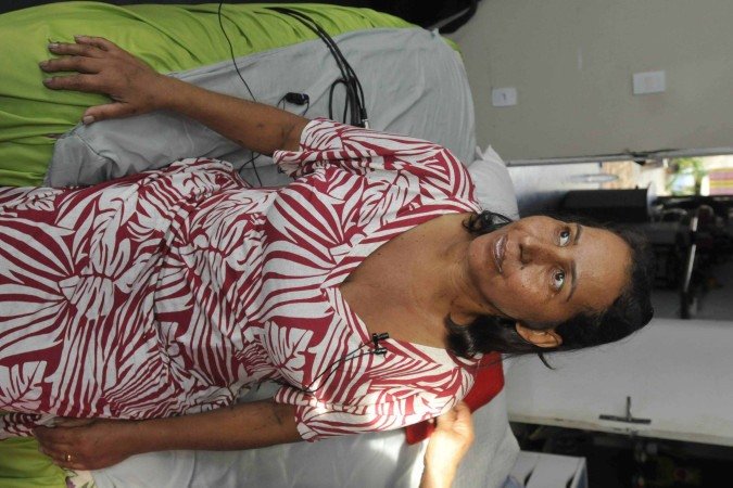  26/02/2025. Crédito: Minervino Júnior/CB/D.A Press. Brasil.  Brasilia - DF. Secretária que foi baleada por delegado enquanto trabalhava na residência. Ocelina Moura Neves.