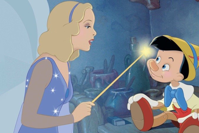 Pinóquio, primeira animação a vencer Melhor música original com a canção When You Wish Upon a Star, em 1941.