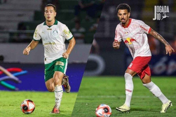 Palmeiras muda moldes da troca entre Lucas Evangelista e Fabinho - (crédito: Fotos: Fabio Menotti/Palmeiras / Ari Ferreira/Red Bull Bragantino.) Palmeiras muda moldes da troca entre Lucas Evangelista e Fabinho - (crédito: Fotos: Fabio Menotti/Palmeiras / Ari Ferreira/Red Bull Bragantino.)