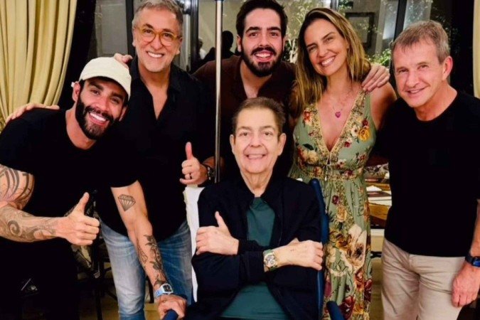Faustao, Gusttavo Lima, João Silva, Amado Batista - (crédito: Foto reprodução Instagram) Faustao, Gusttavo Lima, João Silva, Amado Batista - (crédito: Foto reprodução Instagram)