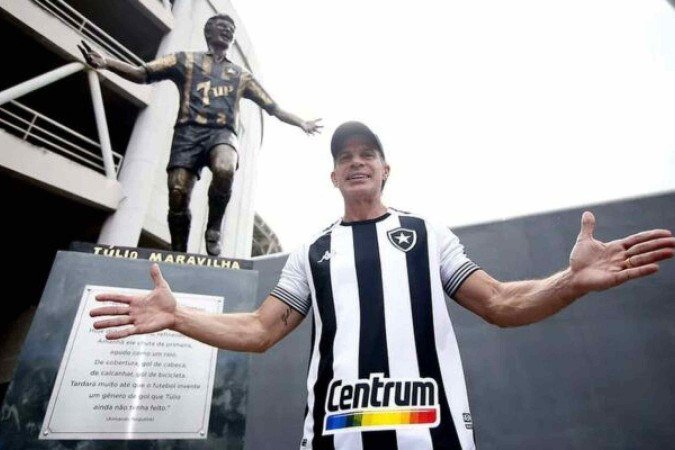 Túlio acredita em título do Botafogo contra o Racing - (crédito: Foto: Vitor Silva/Botafogo.) Túlio acredita em título do Botafogo contra o Racing - (crédito: Foto: Vitor Silva/Botafogo.)