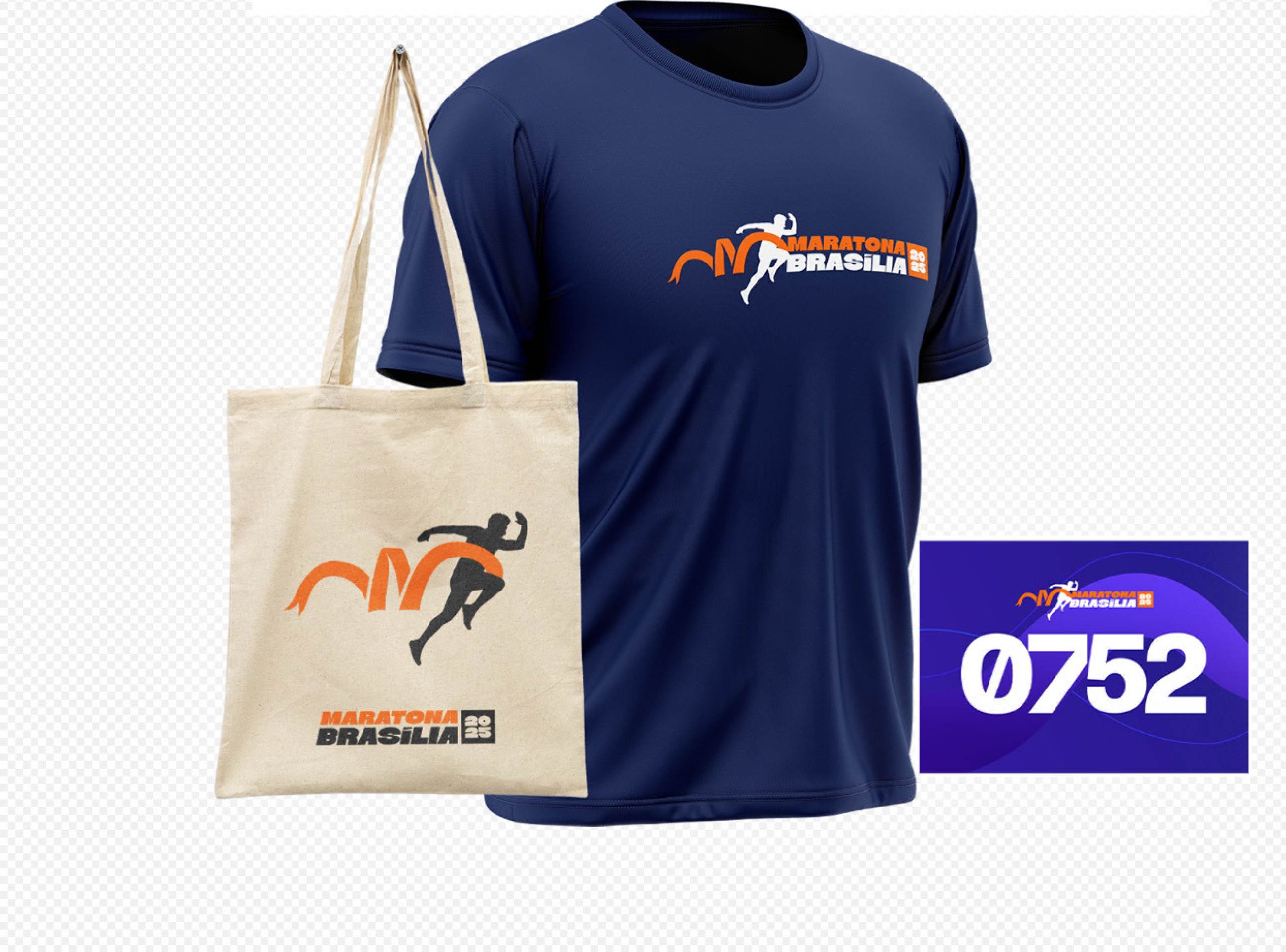 Contraste a blusa azul com uma legging ou short laranja 