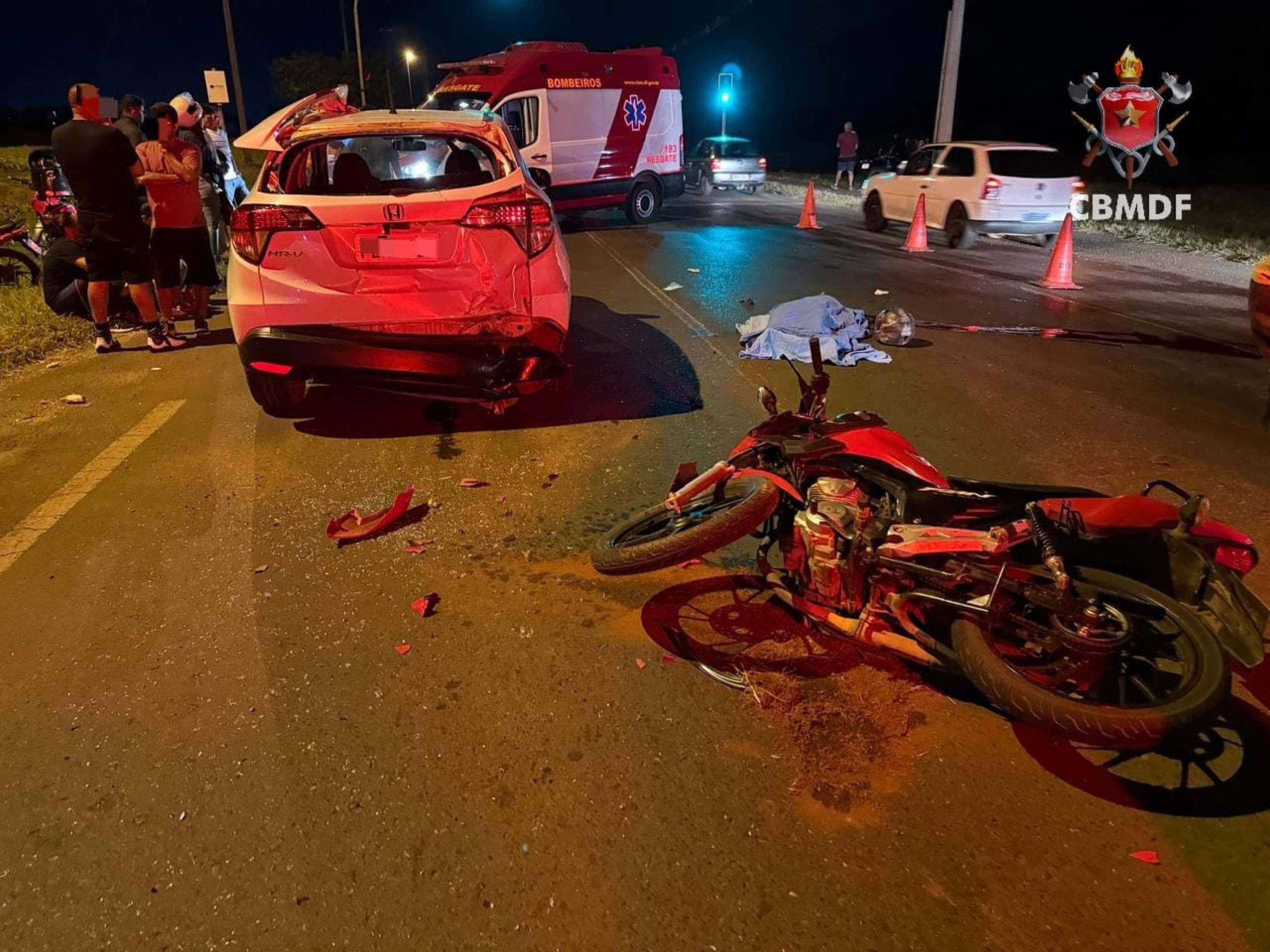 Jovem de 21 anos morre em acidente de moto na DF-290, no Gama