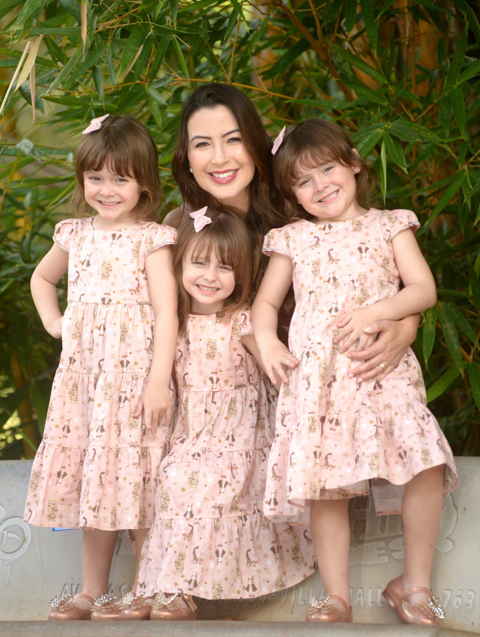  28/02/2025 Ed Alves CB/DA Press. Revista. Dia Internacional da Mulher. Na foto Carol Mocellin e as três filhas. 