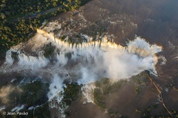 As Cataratas do Iguaçu é considerada uma das sete maravilhas do mundo -  (crédito: Jean Pavão)