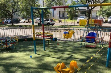 Moradores da 105 Norte querem desativar parque de diversões da quadra
 -  (crédito: Redes sociais)