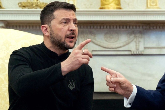 Trump criticou Zelensky e o expulsou da Casa Branca depois de um desentendimento verbal no Salão Oval - (crédito: AFP) Trump criticou Zelensky e o expulsou da Casa Branca depois de um desentendimento verbal no Salão Oval - (crédito: AFP)