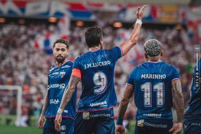 Fortaleza disputa vaga na final do Cearense com o Ferroviário - (crédito: Foto: Mateus Lotif/Fortaleza EC) Fortaleza disputa vaga na final do Cearense com o Ferroviário - (crédito: Foto: Mateus Lotif/Fortaleza EC)