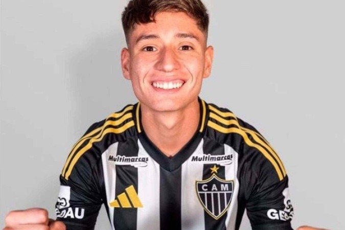 Iván Román é o oitavo reforço do Galo para a temporada - (crédito: Foto: Divulgação/Atlético) Iván Román é o oitavo reforço do Galo para a temporada - (crédito: Foto: Divulgação/Atlético)