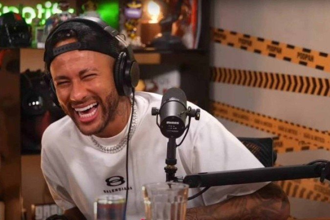 Neymar aposta em look de mais de R$6 milhões para entrevista no Podpah -  (crédito: Reprodução)