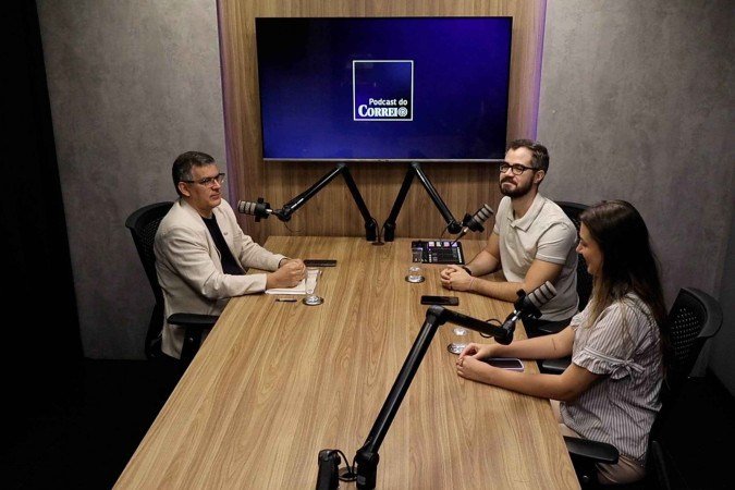 Print do Podcast do Correio #175, com Roberto Goulart Menezes - (crédito: Produção) Print do Podcast do Correio #175, com Roberto Goulart Menezes - (crédito: Produção)