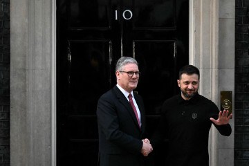 Starmer disse ao ucraniano: 'Você tem tem total apoio do Reino Unido e nós estamos com a Ucrânia'   -  (crédito:  AFP)