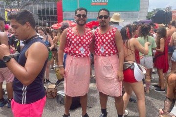 Carnaval de BH: foliões se inspiram em Fernanda Torres e criam fantasias  - Denys Lacerda/EM/D.A Press