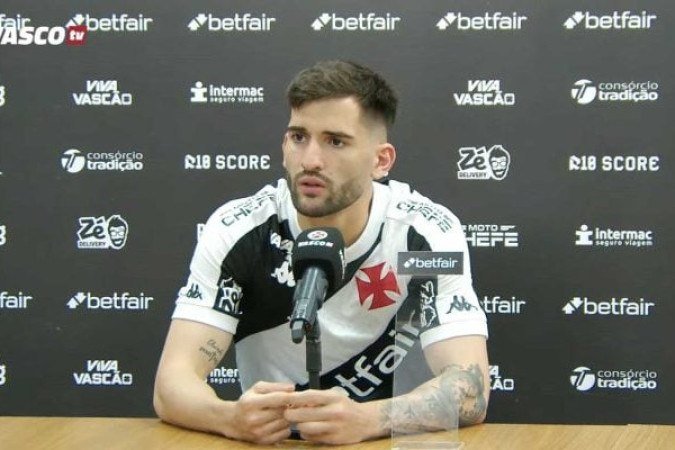 GARRÉ - Entrou no lugar de Rayan aos 29 do segundo tempo  e pouco foi notado - NOTA 5,0 Foto: Reprodução / Vasco TV