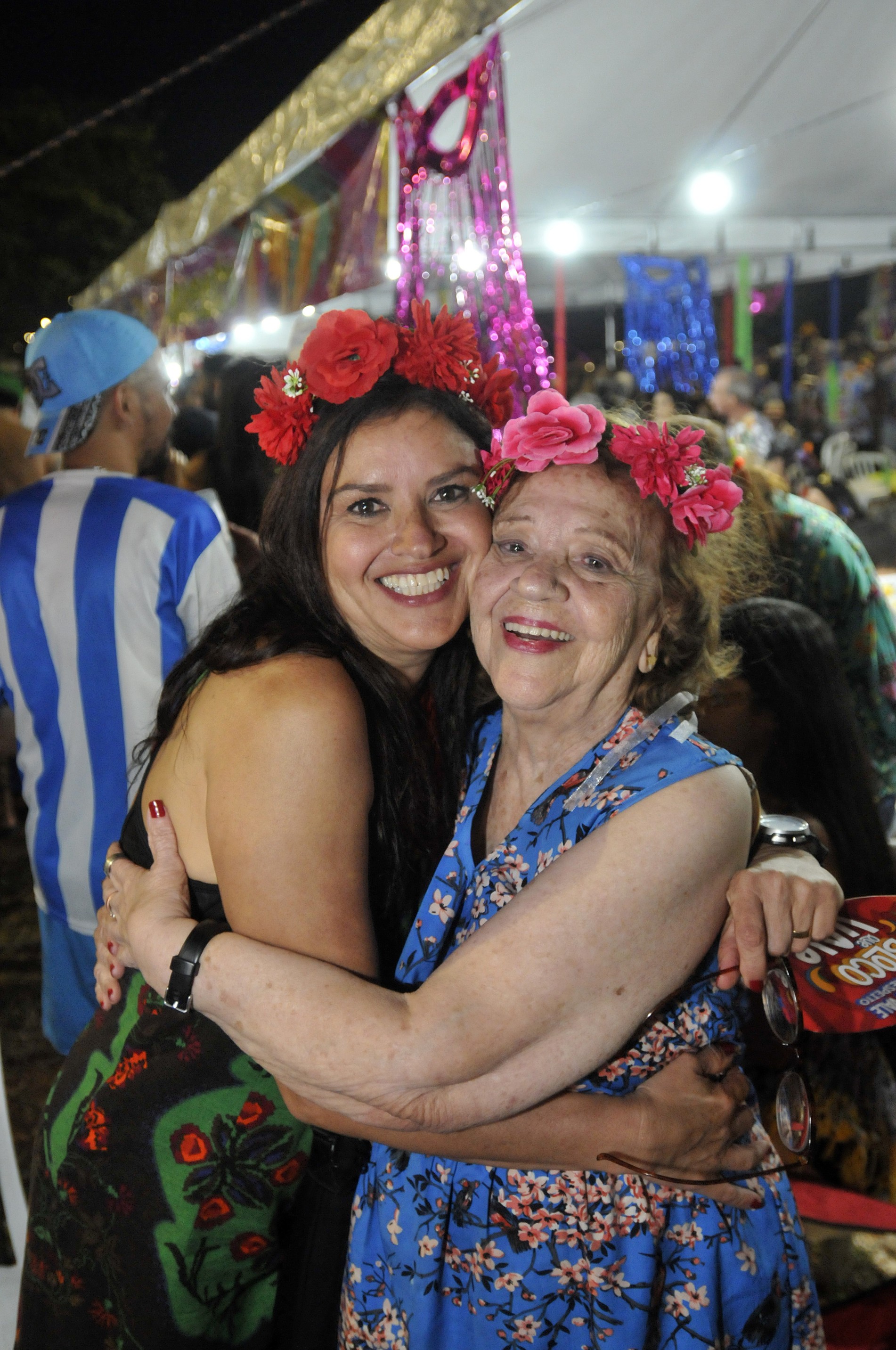  01/03/2025. Crédito: Minervino Júnior/CB/D.A Press. Brasil.  Brasilia - DF. Bloco de carnaval concentra mas não sai. Wilma Glória e Patricia Campos.