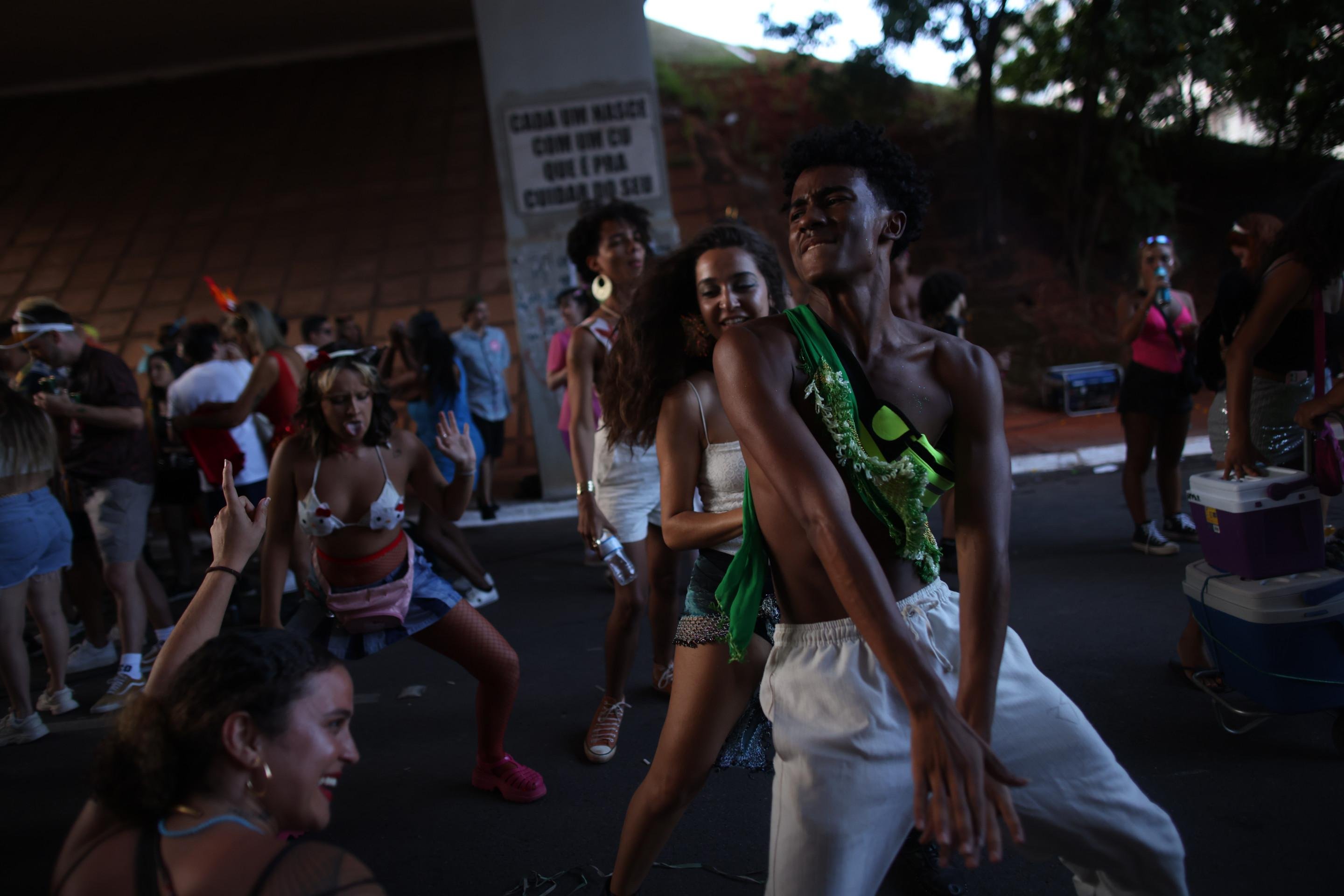 Para o danarino Marcus Lemos, o carnaval  um dos momentos de maior alegria