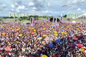 Nos quatro dias oficiais da folia, o carnaval de Brasília reuniu moradores e turistas em um clima de alegria, segurança e mobilidades garantidas -  (crédito:  Ed Alves CB/DA Press)