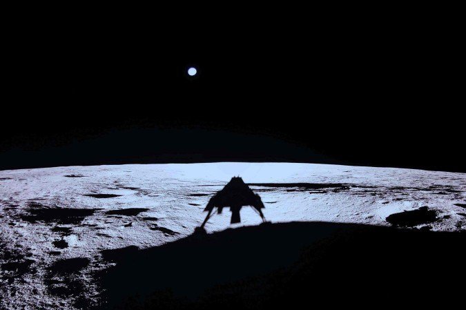A NASA quer manter um ritmo de duas sondas lunares privados por ano, ciente de que algumas missões falharão, disse Nicky Fox -  (crédito: Handout / Firefly Aerospace / AFP)