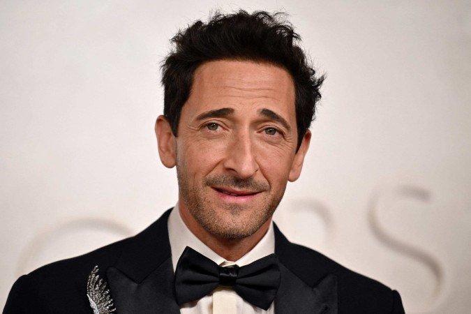 O ator norte-americano Adrien Brody participa da 97ª edição do Oscar - (crédito: ANGELA WEISS / AFP) O ator norte-americano Adrien Brody participa da 97ª edição do Oscar - (crédito: ANGELA WEISS / AFP)