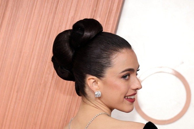 Margaret Qualley comparece à 97ª edição do Oscar - (crédito: Savion Washington /Getty Images via AFP) Margaret Qualley comparece à 97ª edição do Oscar - (crédito: Savion Washington /Getty Images via AFP)