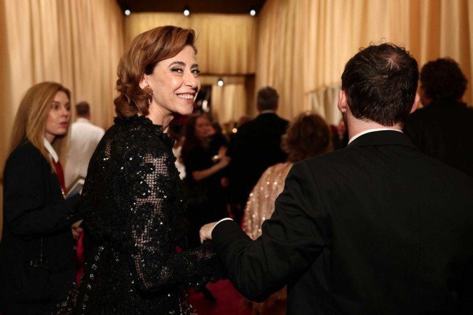 Fernanda Torres na cerimônia do Oscar 2025 -  (crédito: Emma McIntyre / GETTY IMAGES NORTH AMERICA / Getty Images via AFP)