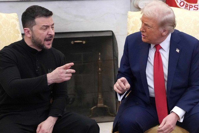 Após desentendimento, Zelensky deixou a Casa Branca e acordo sobre minerais não foi assinado - (crédito: Reuters) Após desentendimento, Zelensky deixou a Casa Branca e acordo sobre minerais não foi assinado - (crédito: Reuters)
