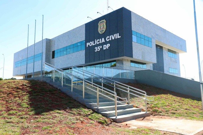 Sede da 35ª DP, em Sobradinho II - (crédito: Paulo H. Carvalho/Agência Brasília) Sede da 35ª DP, em Sobradinho II - (crédito: Paulo H. Carvalho/Agência Brasília)