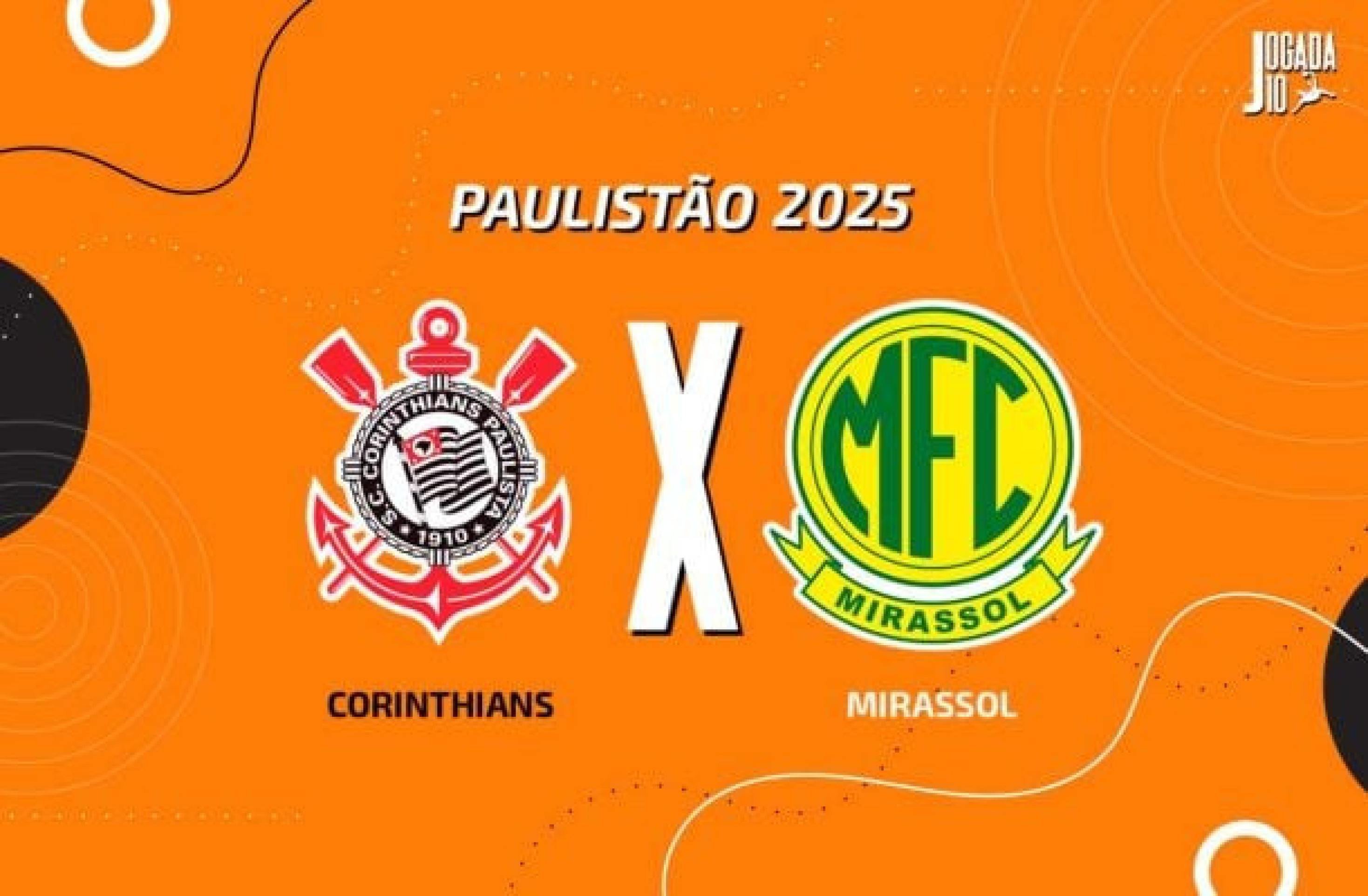 Corinthians x Mirassol, AO VIVO, com a Voz do Esporte, às 17h