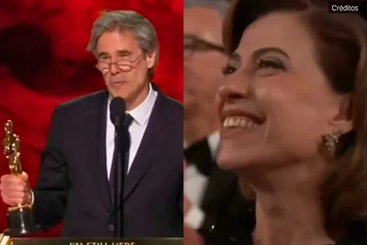 Mesmo com "derrota", Brasil faz história ao vencer seu 1º Oscar - montagem/reprodução