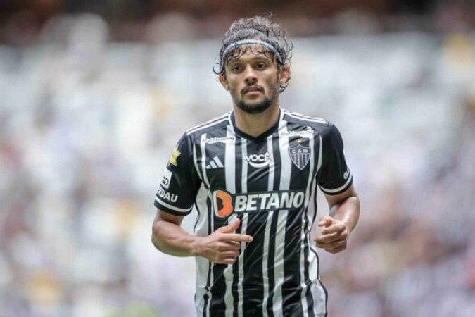 Gustavo Scarpa treinou com os companheiros - (crédito: Foto: Pedro Souza / Atlético) Gustavo Scarpa treinou com os companheiros - (crédito: Foto: Pedro Souza / Atlético)